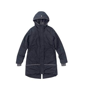 Ivviva Lululemon Girl's “Shine Bright” Hooded Black Puffer Coat‎ Jacket 12